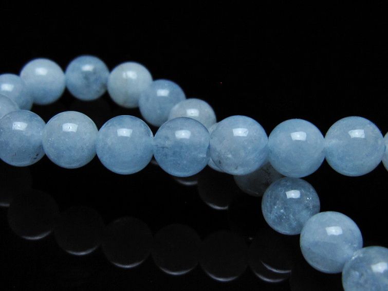 アクアマリン ブレスレット 6mm [t35-20771] 2枚目