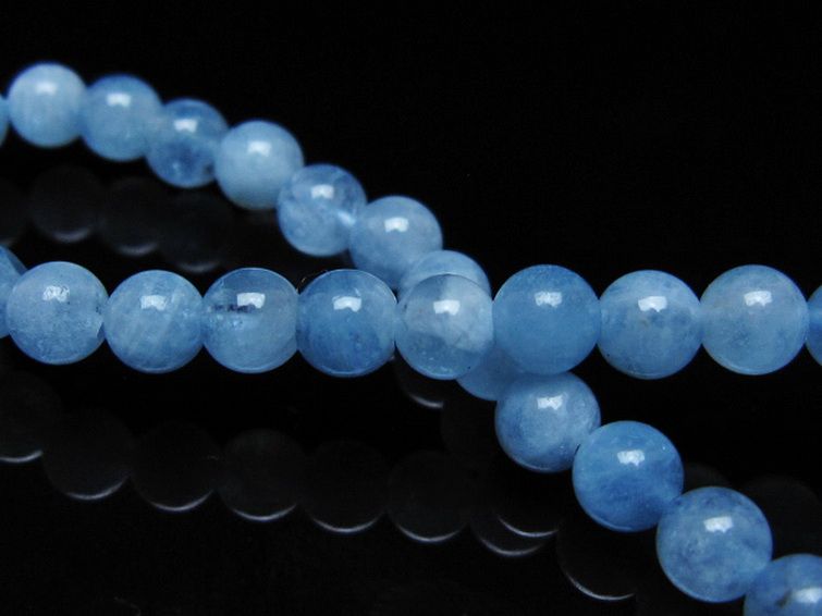 アクアマリン ブレスレット 5mm [t35-20802] 2枚目