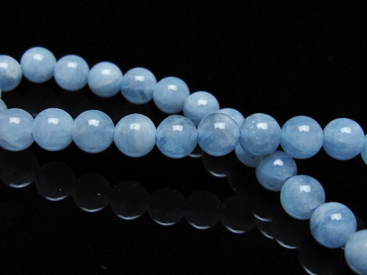 アクアマリン ブレスレット 5mm [t35-20810] 2枚目
