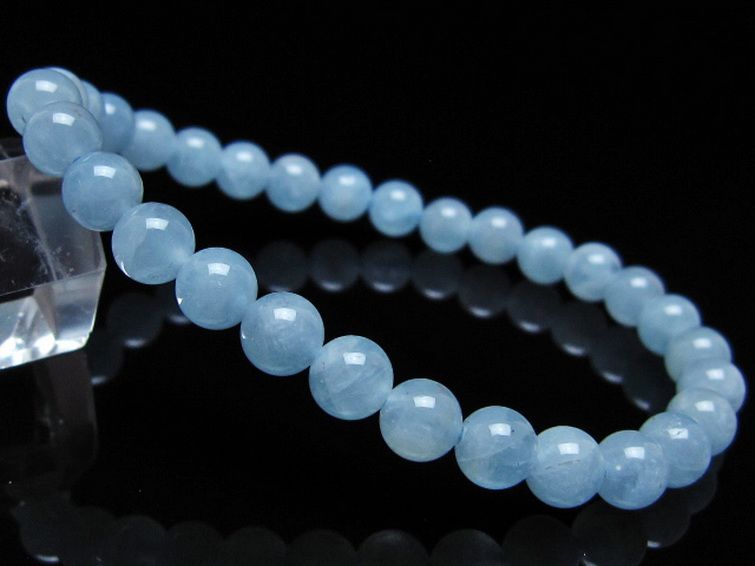 アクアマリン ブレスレット 6mm [T35-20816] 1枚目