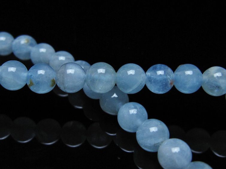 アクアマリン ブレスレット 5mm [t35-20830] 2枚目