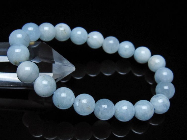 アクアマリン ブレスレット 9mm [t35-20976] 1枚目