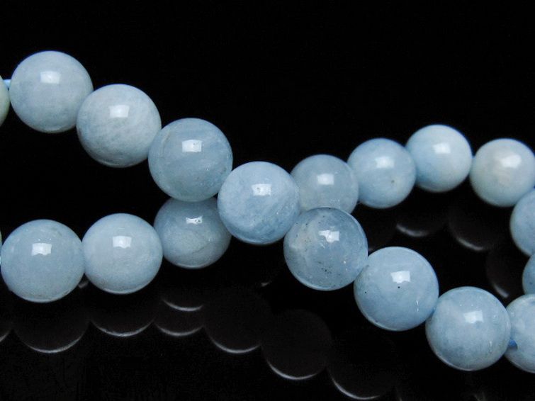 アクアマリン ブレスレット 9mm [t35-20976] 2枚目