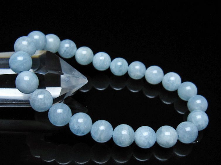アクアマリン ブレスレット 8mm [t35-21014] 1枚目