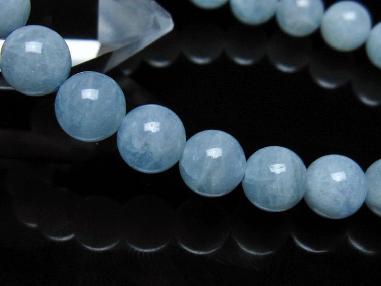 アクアマリン ブレスレット 8mm [t35-21014] 3枚目