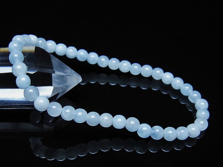 アクアマリン ブレスレット 5mm [t35-21048] 1枚目
