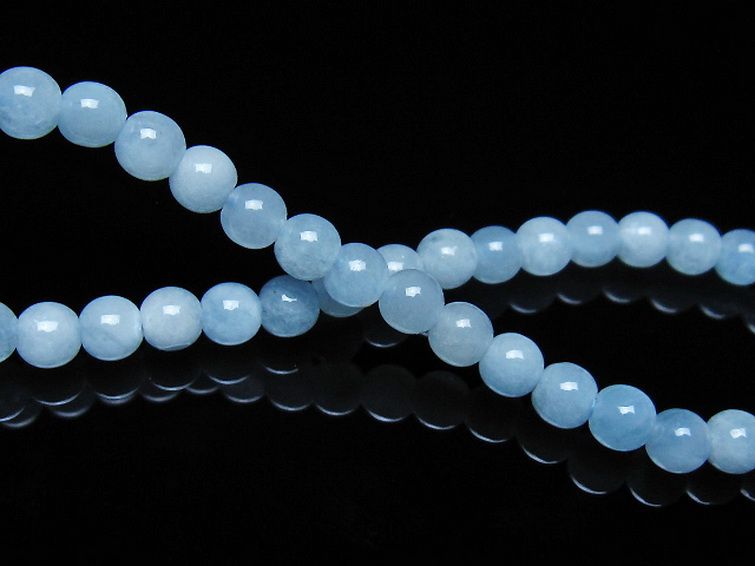 アクアマリン ブレスレット 5mm [t35-21048] 2枚目