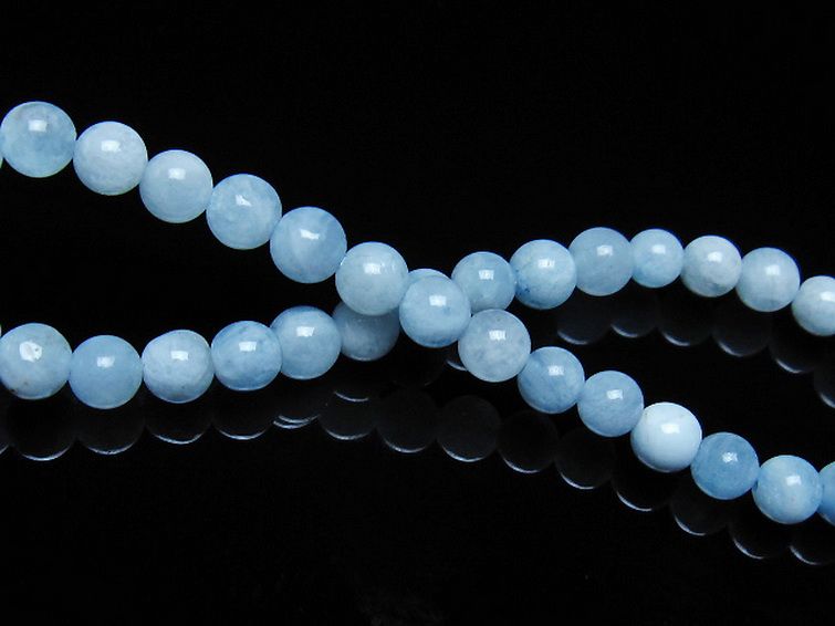 アクアマリン ブレスレット 5mm [t35-21051] 2枚目