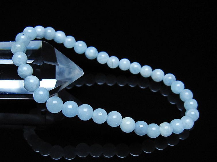 アクアマリン ブレスレット 5mm [t35-21053] 1枚目