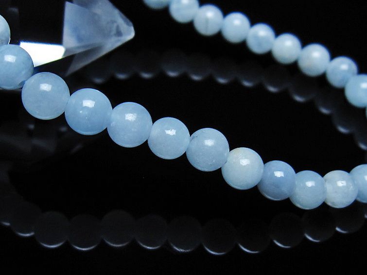アクアマリン ブレスレット 5mm [t35-21053] 3枚目