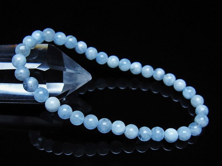 アクアマリン ブレスレット 5mm [t35-21054] 1枚目