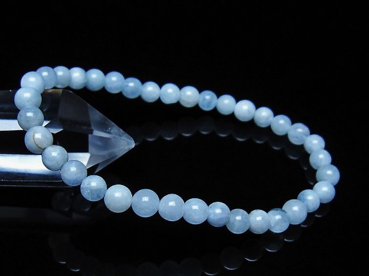 アクアマリン ブレスレット 5mm [t35-21055] 1枚目
