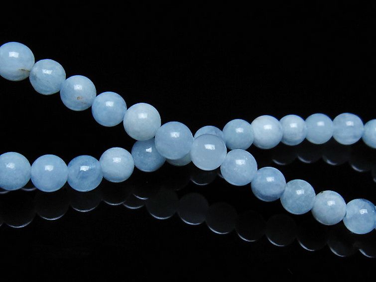 アクアマリン ブレスレット 5mm [t35-21055] 2枚目