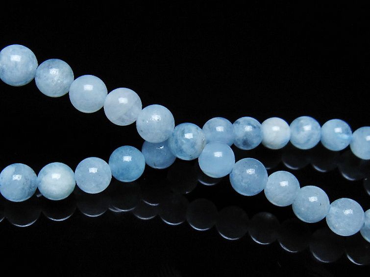 アクアマリン ブレスレット 6mm [t35-21057] 2枚目