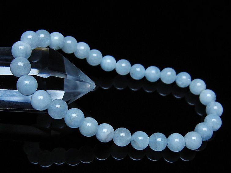 アクアマリン ブレスレット 6mm [t35-21062] 1枚目