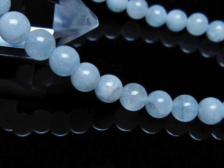 アクアマリン ブレスレット 6mm [t35-21062] 3枚目