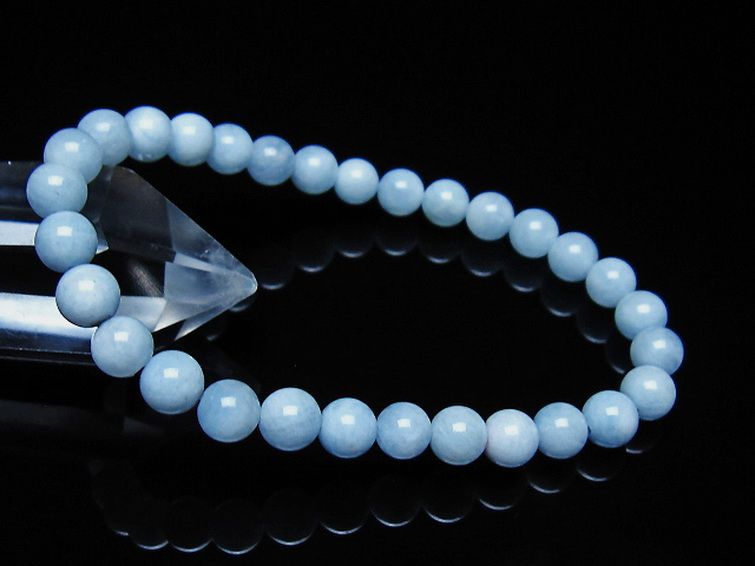 アクアマリン ブレスレット 6mm [t35-21076] 1枚目