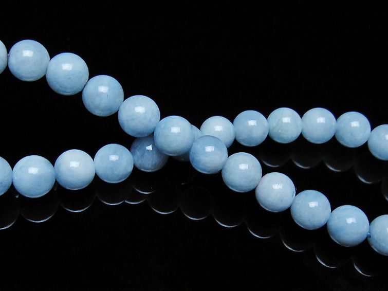 アクアマリン ブレスレット 6mm [t35-21076] 2枚目