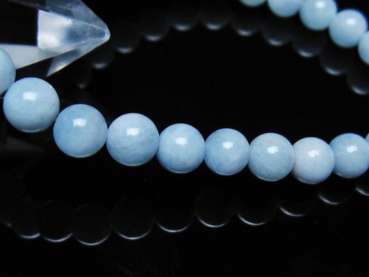 アクアマリン ブレスレット 6mm [t35-21076] 3枚目
