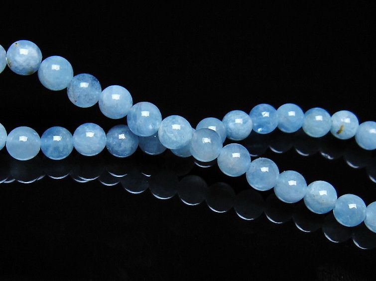 アクアマリン ブレスレット 5mm [t35-21081] 2枚目
