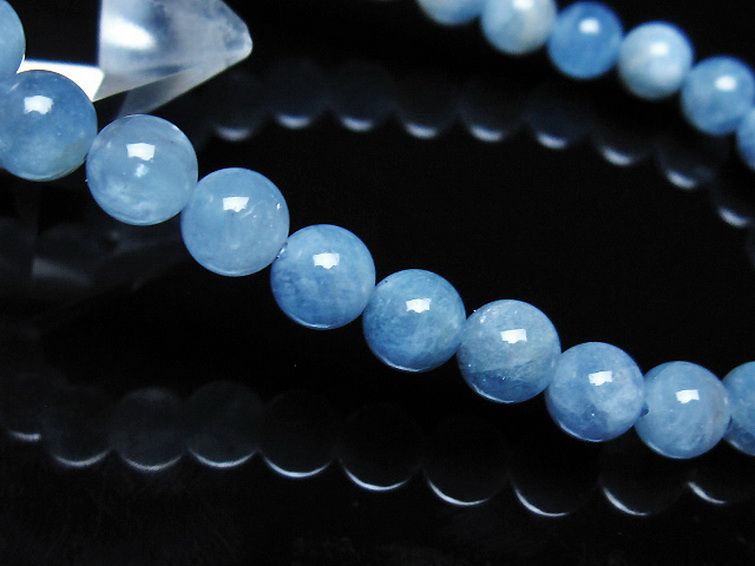 アクアマリン ブレスレット 6mm [t35-21096] 3枚目