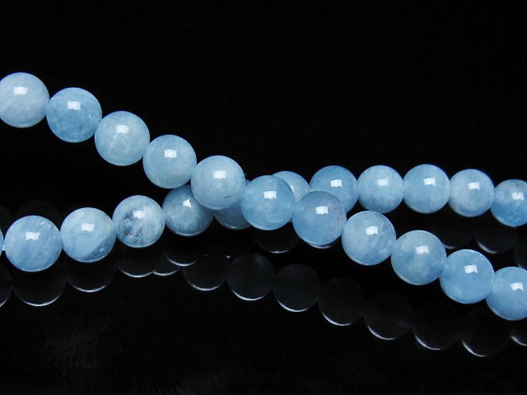 アクアマリン ブレスレット 6mm [t35-21099] 2枚目