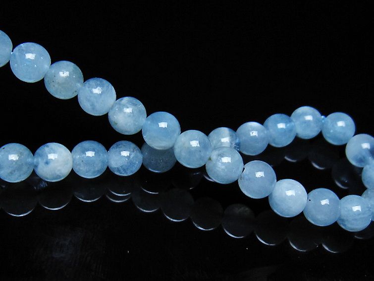 アクアマリン ブレスレット 6mm [t35-21102] 2枚目