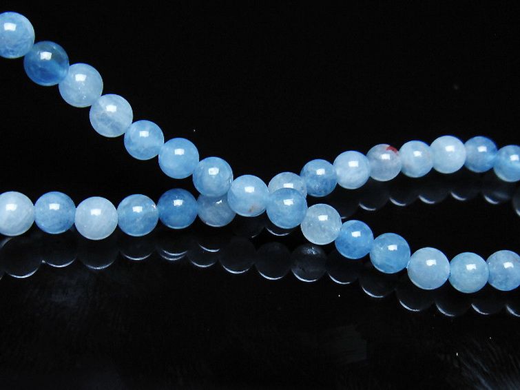 アクアマリン ブレスレット 4mm [t35-21103] 2枚目