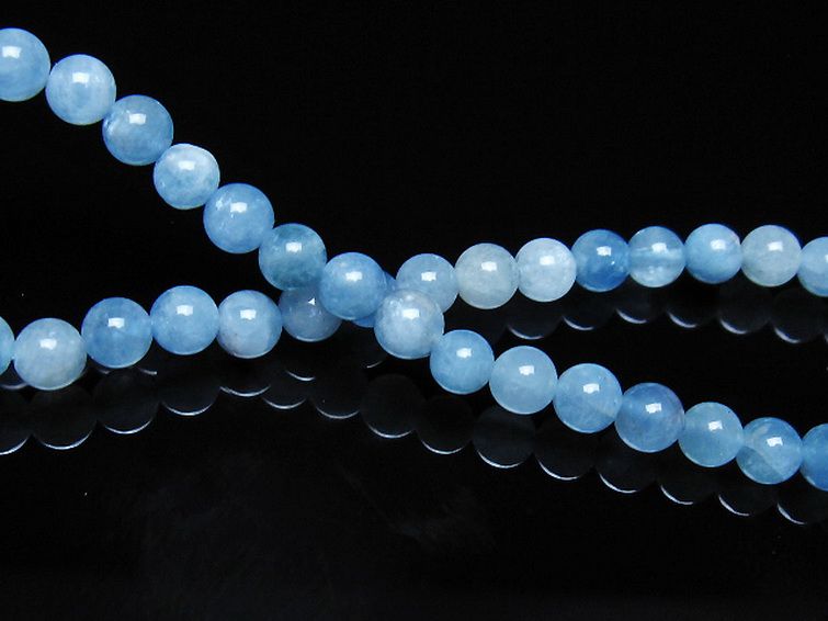 アクアマリン ブレスレット 4mm [t35-21104] 2枚目