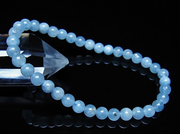 アクアマリン ブレスレット 5mm [t35-21107] 1枚目