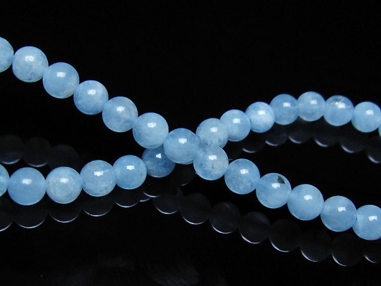 アクアマリン ブレスレット 5mm [t35-21107] 2枚目