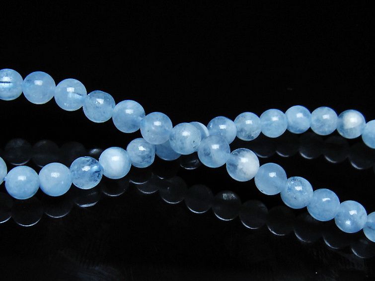 アクアマリン ブレスレット 5mm [t35-21112] 2枚目
