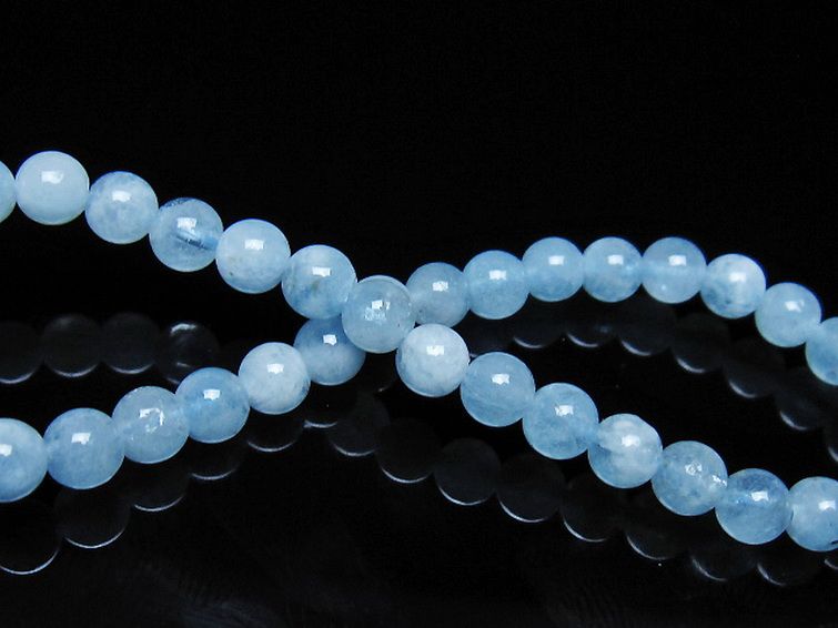 アクアマリン ブレスレット 5mm [t35-21117] 2枚目