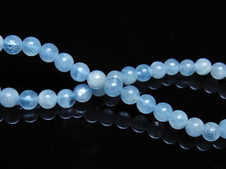 アクアマリン ブレスレット 5mm [t35-21122] 2枚目
