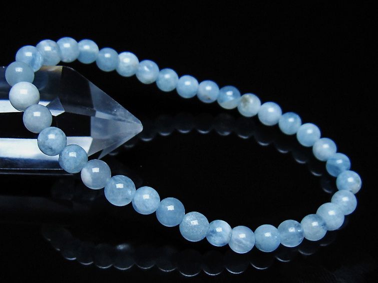 アクアマリン ブレスレット 5mm [t35-21126] 1枚目