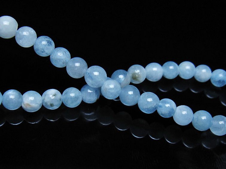アクアマリン ブレスレット 5mm [t35-21126] 2枚目