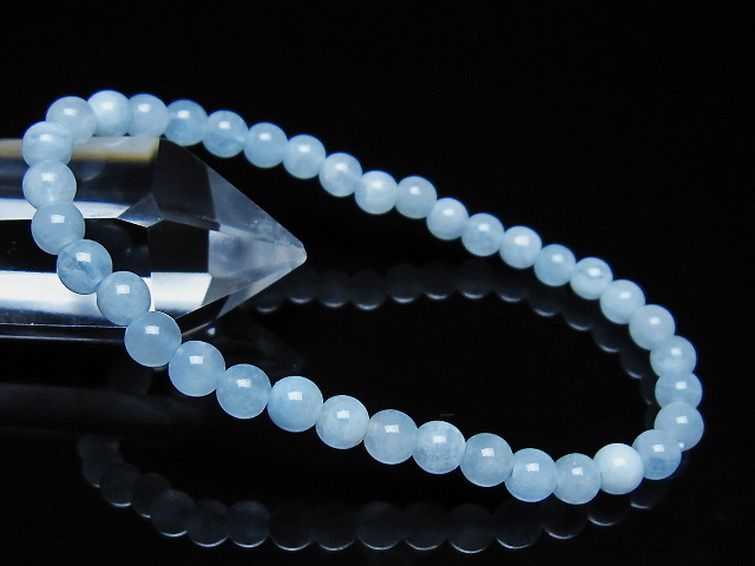 アクアマリン ブレスレット 5mm [t35-21130] 1枚目