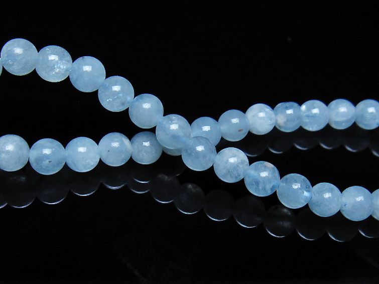 アクアマリン ブレスレット 5mm [t35-21134] 2枚目