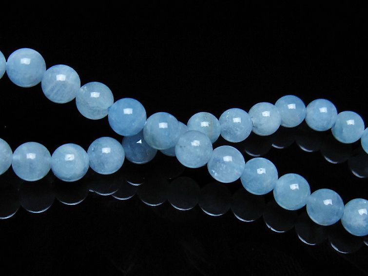 アクアマリン ブレスレット 6mm [t35-21140] 2枚目