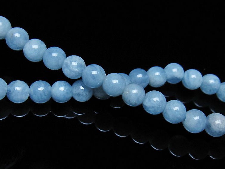 アクアマリン ブレスレット 6mm [t35-21142] 2枚目