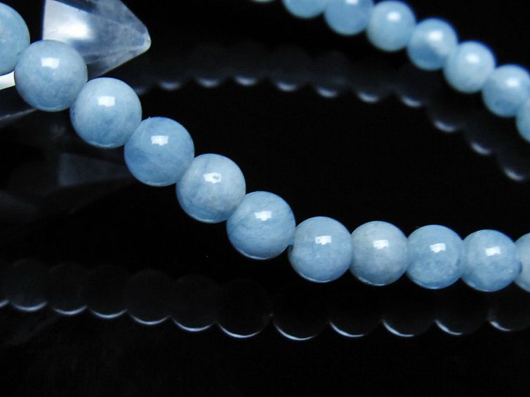 アクアマリン ブレスレット 6mm [t35-21142] 3枚目