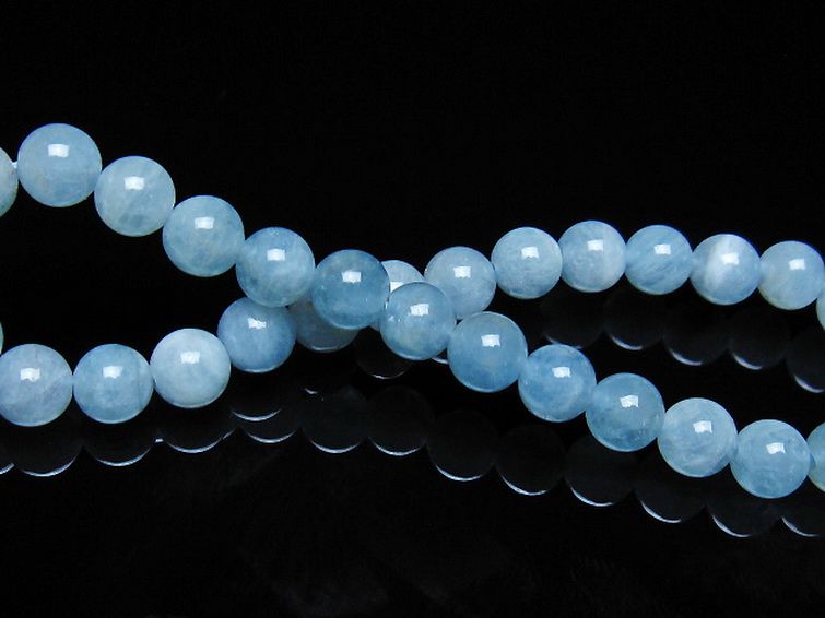 アクアマリン ブレスレット 6mm [t35-21143] 2枚目