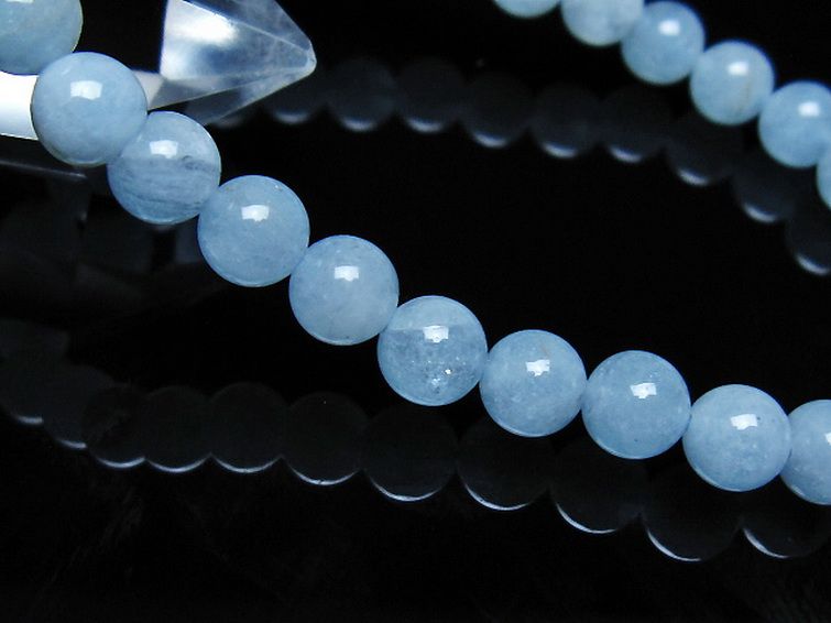 アクアマリン ブレスレット 6mm [t35-21146] 3枚目