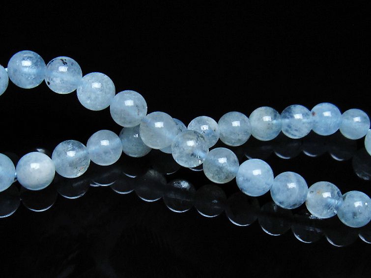 アクアマリン ブレスレット 6mm [t35-21149] 2枚目