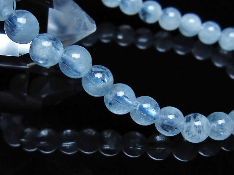 アクアマリン ブレスレット 6mm [t35-21150] 3枚目