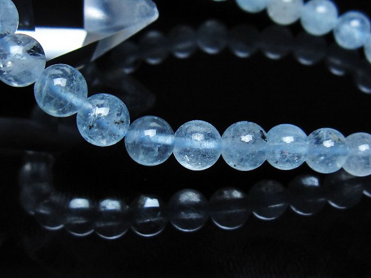アクアマリン ブレスレット 6mm [t35-21151] 3枚目
