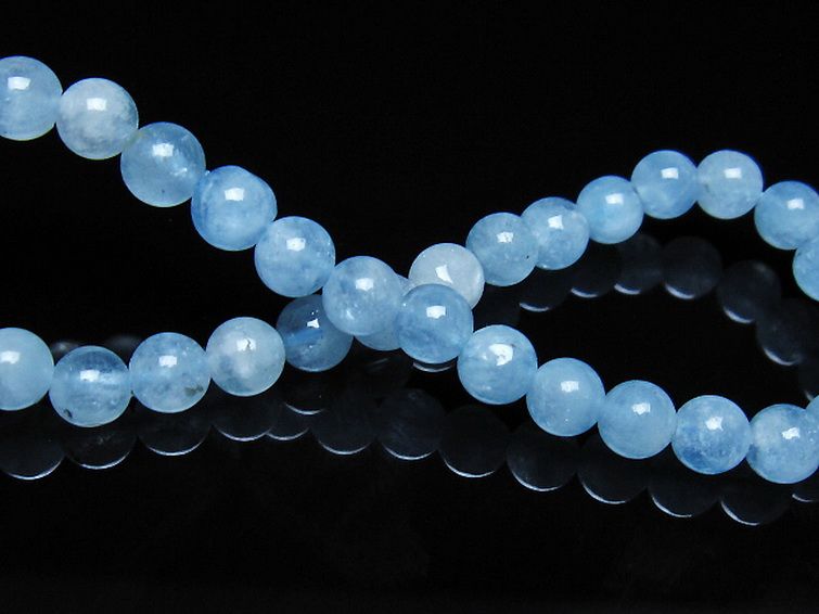 アクアマリン ブレスレット 5mm [t35-21161] 2枚目