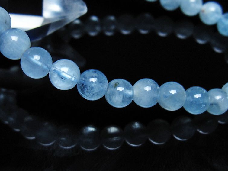 アクアマリン ブレスレット 6mm [t35-21176] 3枚目