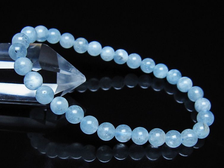 アクアマリン ブレスレット 6mm [t35-21180] 1枚目