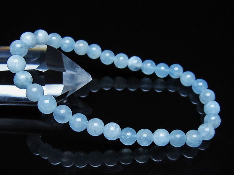 アクアマリン ブレスレット 6mm [t35-21183] 1枚目